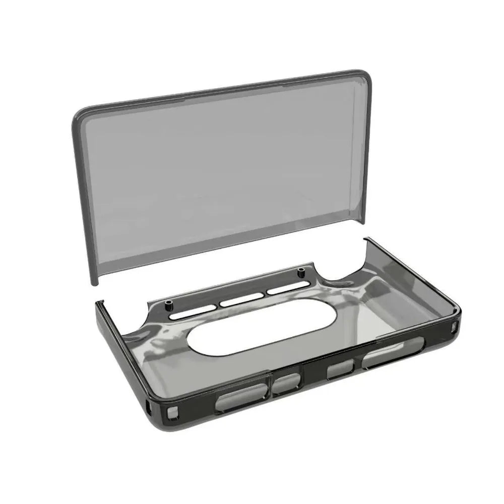 TPU Clear Shockproof Protective Case for AYN THOR Console Gaming Console Case HIP Transprent Black
