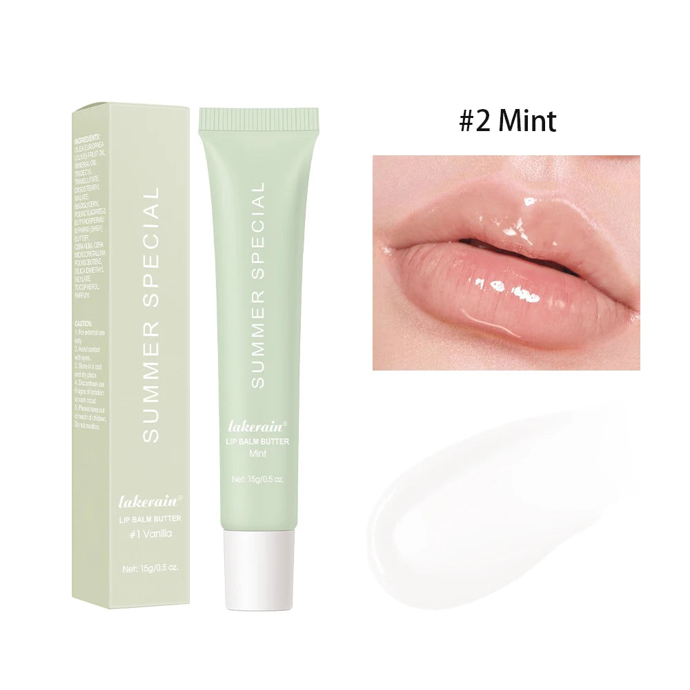 Moisturizing Lip Butter Balm 4 Counts/set Hydrating Lip Balm Plumping Lip Oil Lip Stick Glossy Lip Glaze Stick Plumping Lip Cosm HIP 2 Mint