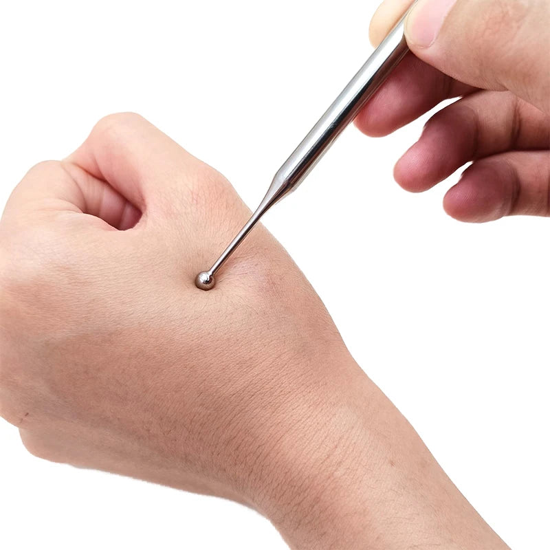 Face Eye Ears Acupuncture Point Probe Massage Pen Painless Acupoint Detecting Pen Facial Reflexology Tool Dredge Meridian HIP Default Title