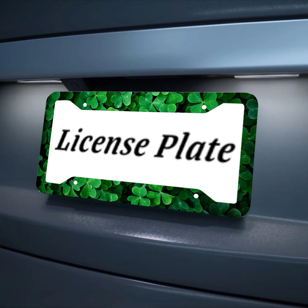2-Pack St. Patrick's Day Aluminum License Plate Frames License Plate Frame HIP