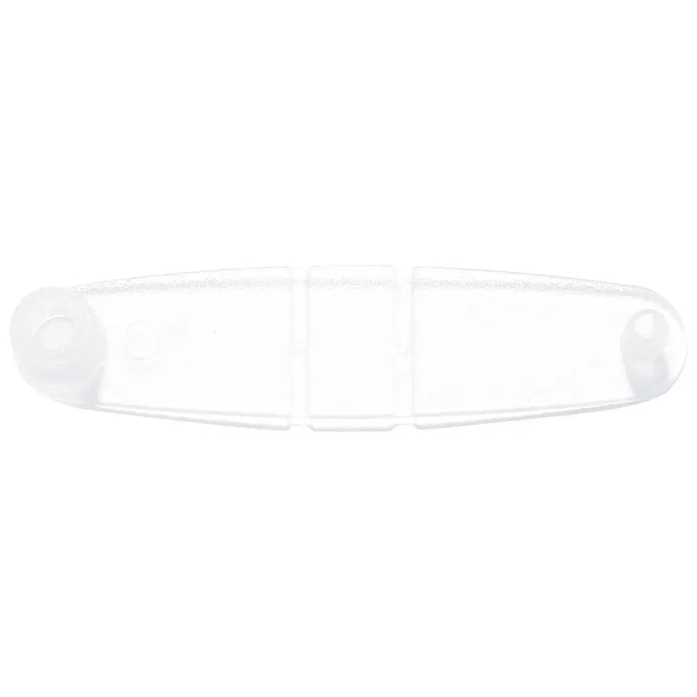 100-Pack Transparent Plastic Keychain Folding Clips | Bulk Pack Keychain Clips HIP