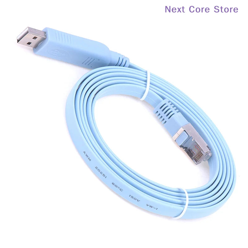 USB to RJ45 Console Cable – RS232 Serial CAT5 FTDI 1.8M Console Adapter Cable HIP