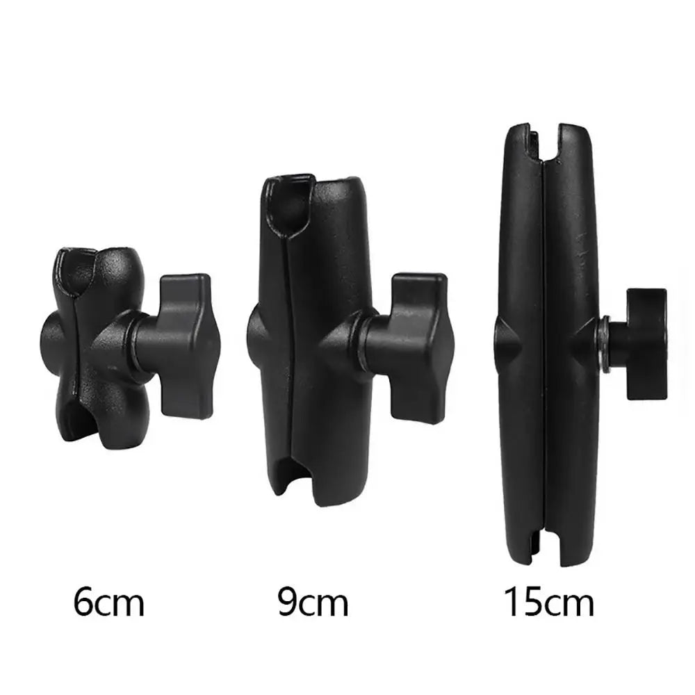 Aluminum Alloy Double Socket Arm 1" Ball Head Mount Adapter Camera Mount Arm HIP
