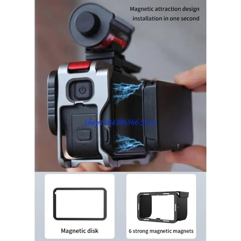 Foldable Camera Hood Sun Guard – Magnetic Screen Protector Camera Hood Guard HIP