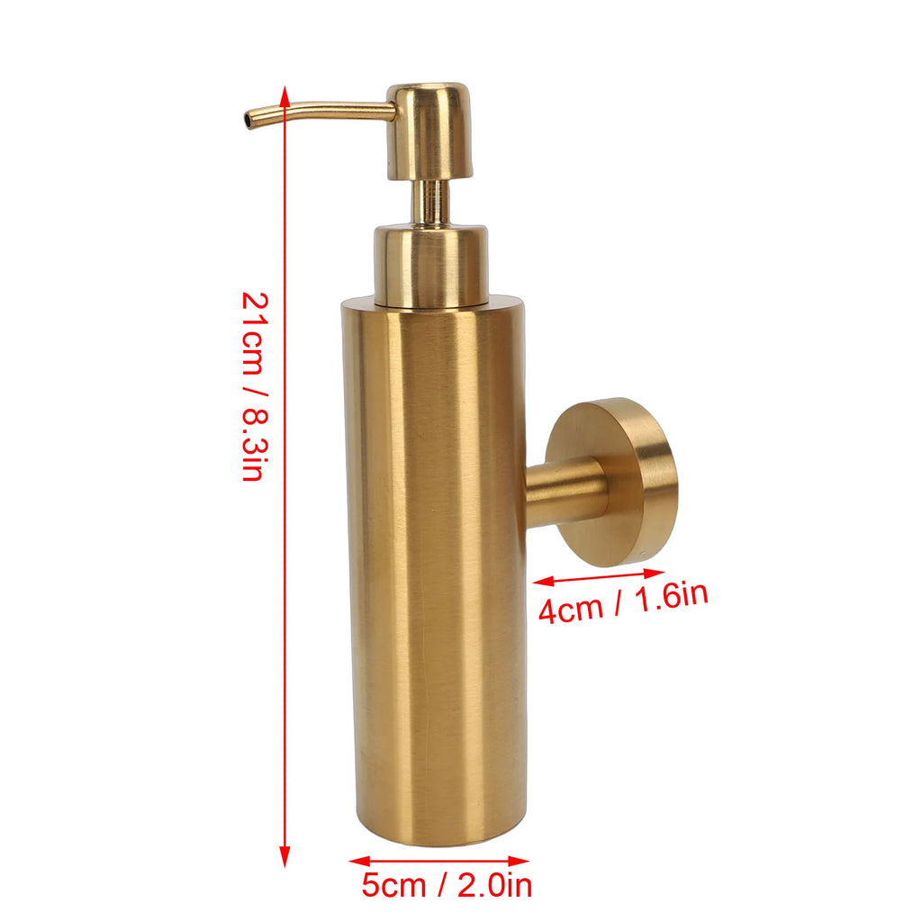 Liquid Soap Dispenser Soap Dispenser Modern Stainless Steel Wall Mount Liquid Soap Dispenser for Kitchen Bathroom Soap Dispenser HIP