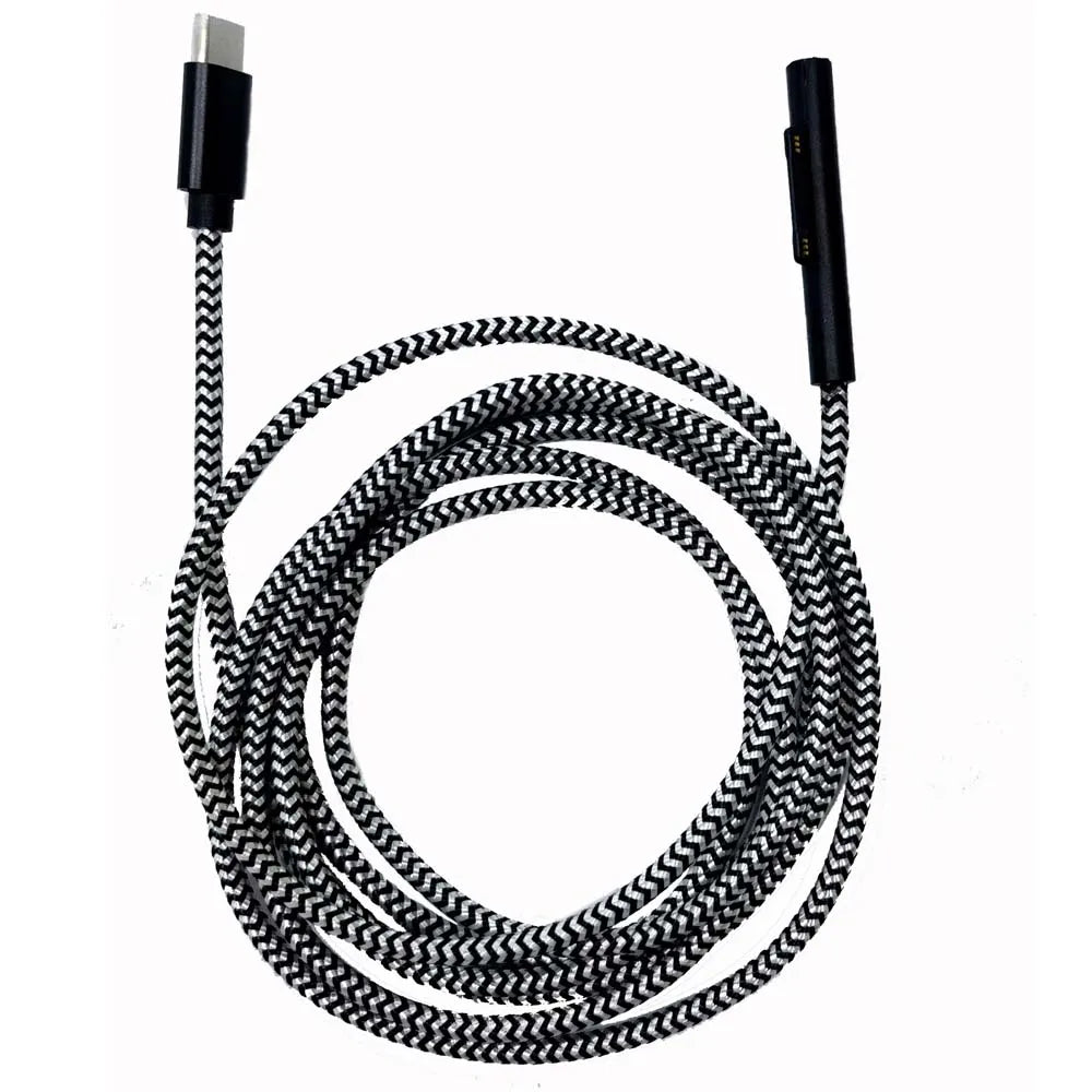 USB-C PD Fast Charging Cable 15V 3A for Microsoft Surface USB-C Charging Cable HIP