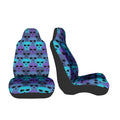 2-Piece Skull Gradient Car Seat Covers – Universal Fit Car Seat Covers HIP black