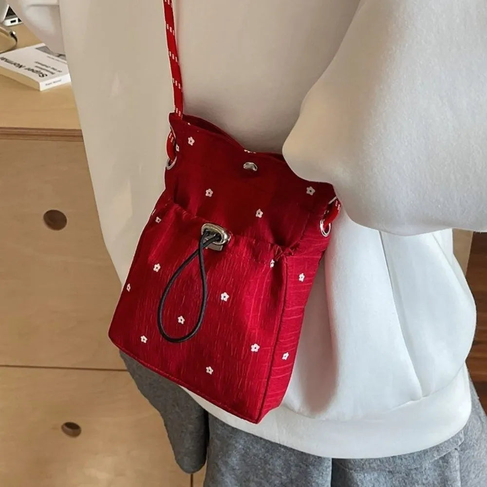 Floral Canvas Crossbody Bag – Lightweight Women's Shoulder Bag Crossbody Shoulder Bag HIP