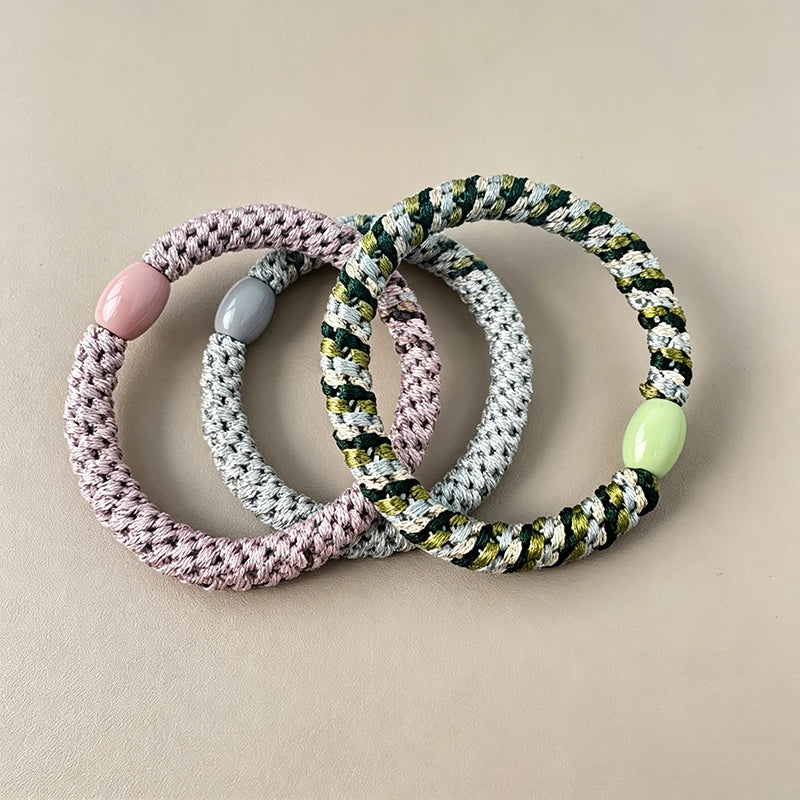 Silk Sport Hair Ties – No Crease Anti-Slip Elastic Ponytail Band