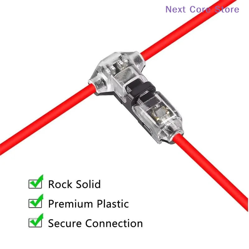 10-Pack T-Tap Wire Connectors – Quick Solderless Splice Wire Splice Connector HIP