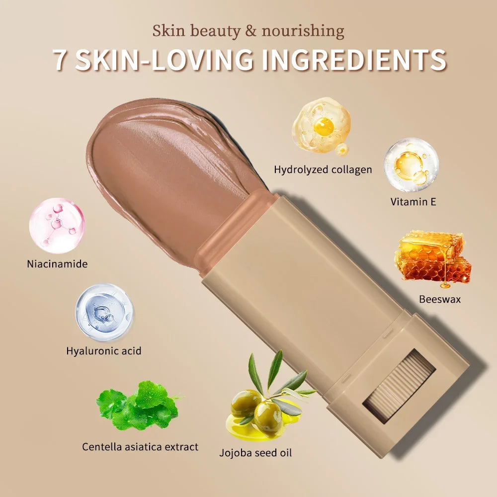 Serum Boosted Skin Tint Foundation Stick – Full Coverage Foundation Stick HIP