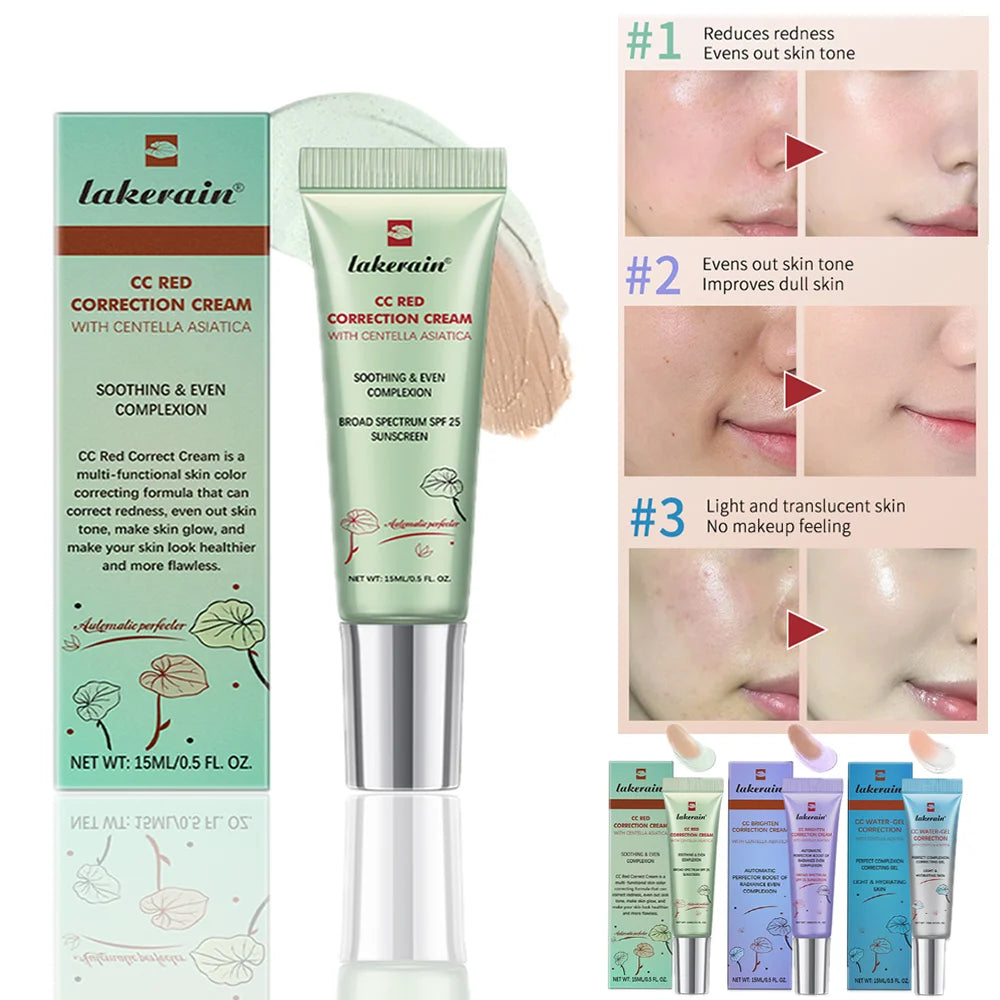 CC Cream erborian Korean Makeup High Coverage Foundation Foundation Cream for Face Base Makeup Color Changing Liquid Foundation HIP