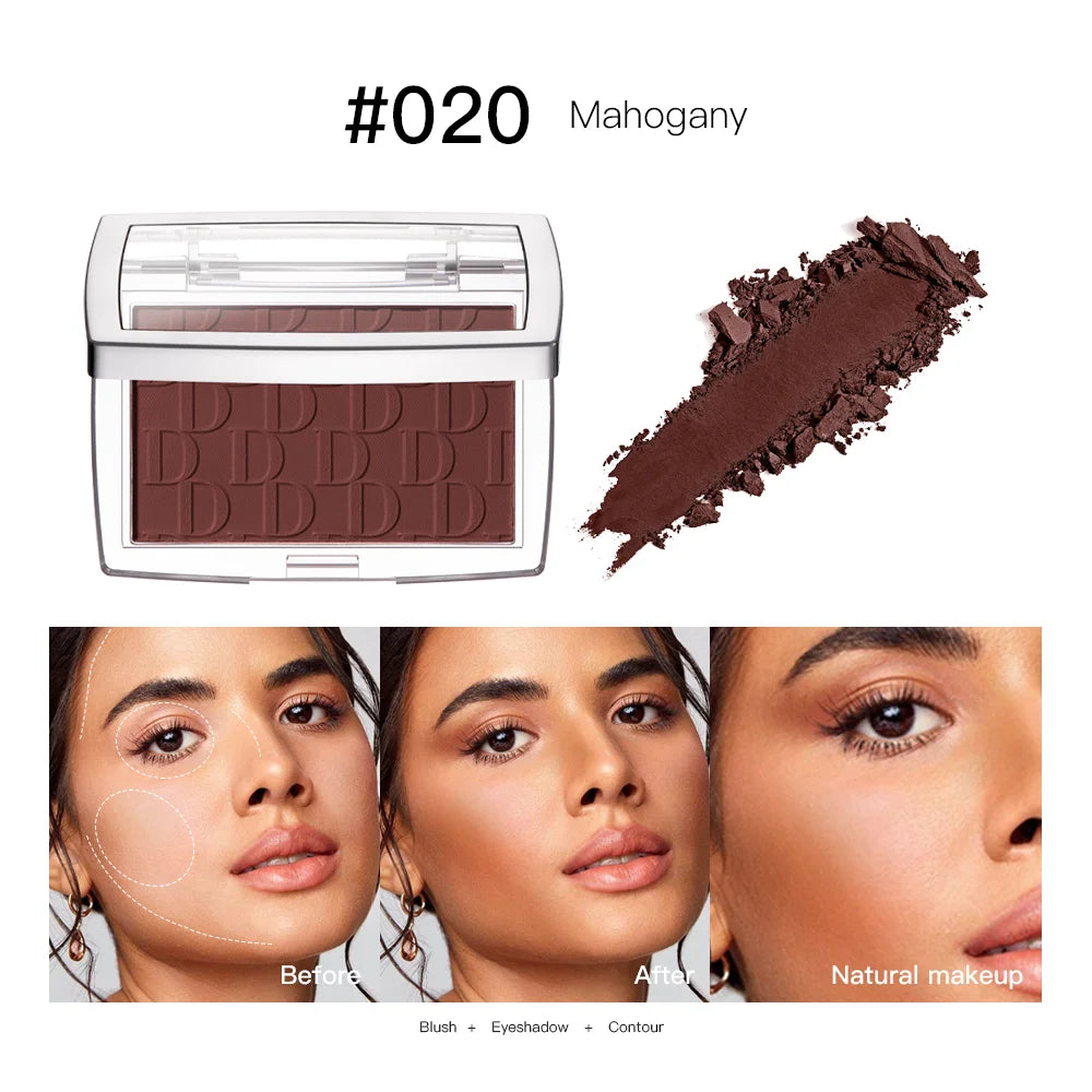 Blush Matte Natural Cheek Tint Brighten Face Waterproof Face Contouring Cosmetics Blush Powder Soft Female Makeup For Cheeks HIP 020
