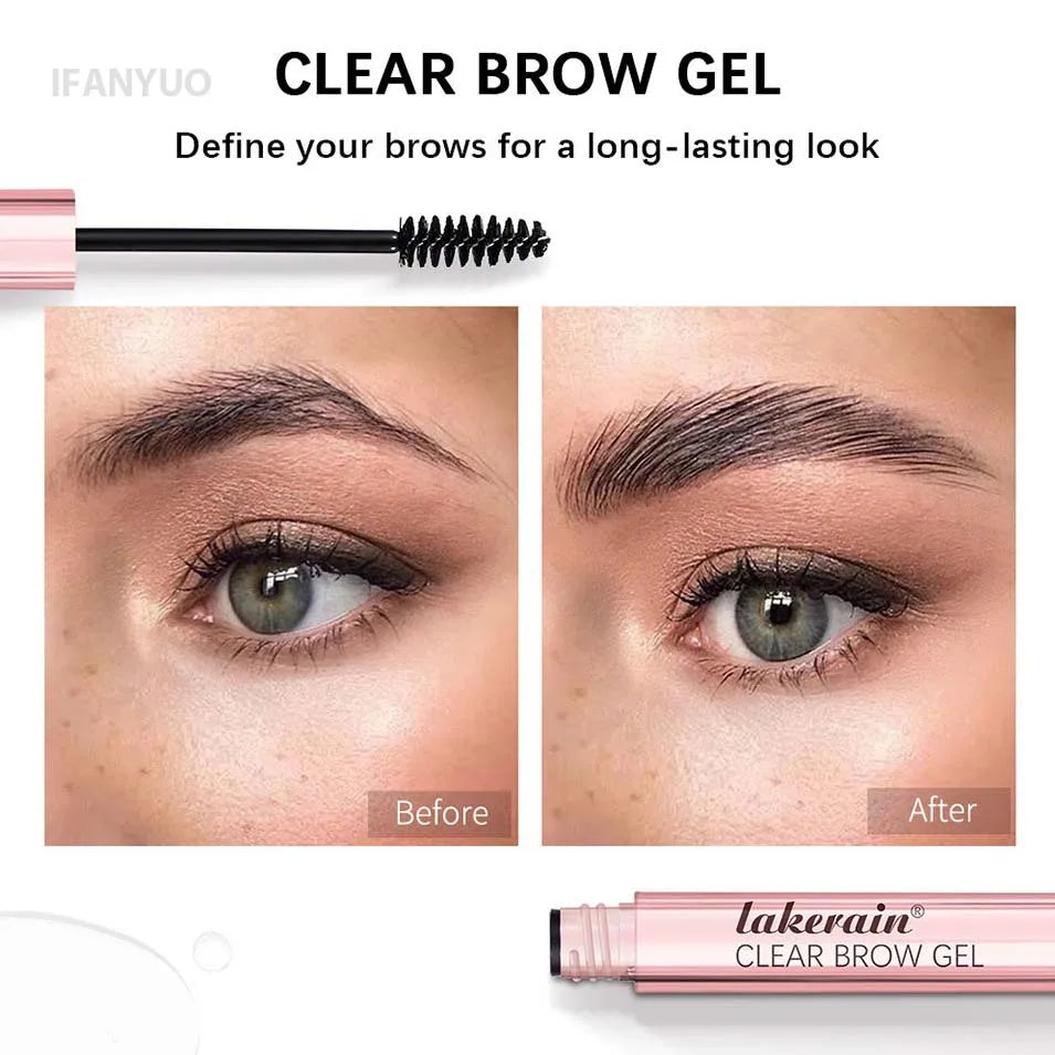 Clear Transparent Waterproof 3D Eyebrow Styling Gel Quick-drying Eyebrow Sculpt Soap Lasting Natural Wild Brow Setting Wax Cream HIP