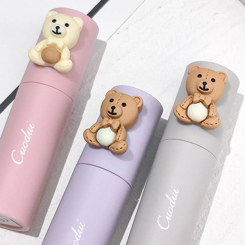 Sweet Milk Bear Velvet Matte Lipstick Smooth Long Lasting Lip Gloss Easy to Wear Waterproof Lip Mud Moisturizing Glaze Makeup HIP