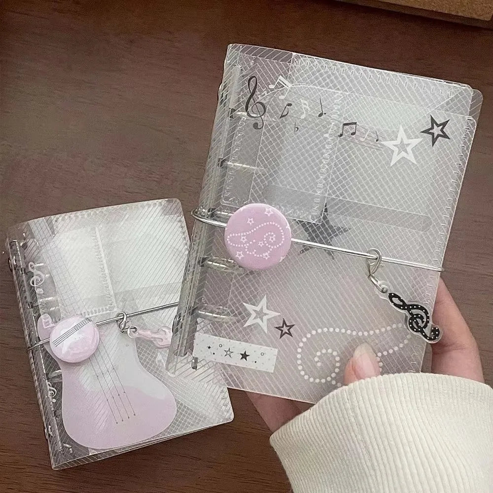 Music Theme M5 Binder Refill Pages – Transparent Card Organizer Binder Refill Pages HIP