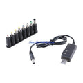 USB to DC Power Adapter Cable – 5V to 9V/12V, LED Display, 8 Tips DC Power Adapter Cable HIP Line 8 adapters CN