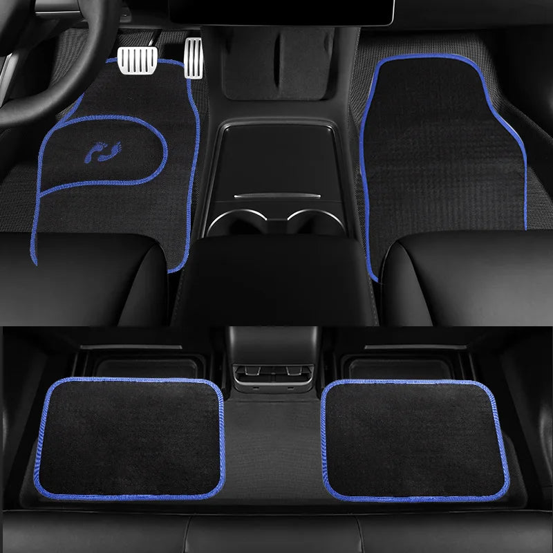 Universal PVC Flocking Car Floor Mats – Non-Slip Waterproof Car Floor Mats HIP