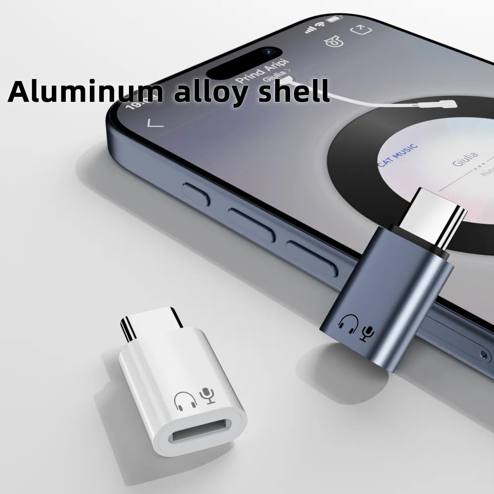 USB-C to Lightning Audio Adapter | Hi-Fi Headphone Converter Audio Adapter HIP