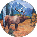 Elk Mountain Scene Spare Tire Cover – Weatherproof Polyester Spare Tire Cover HIP Acquiesce 14 in
