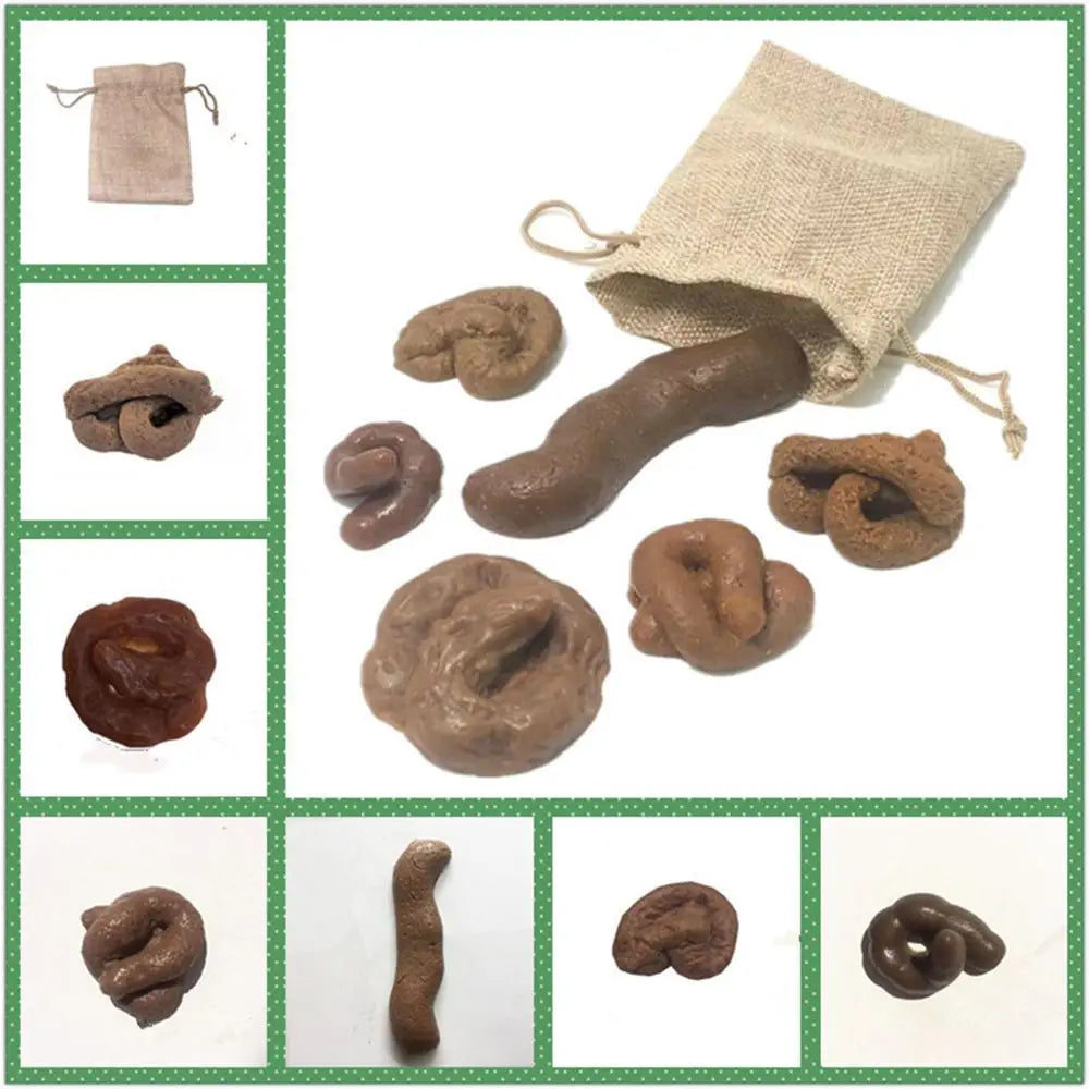 6-Pack Fake Poop Prank Toys – Realistic Funny Gag Gift Set Novelty Gag Toy HIP