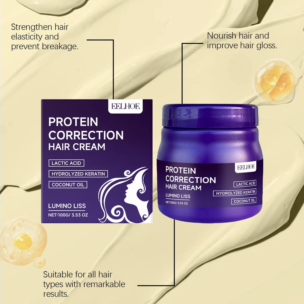 Keratin Hair Straightening Cream – Frizz Control & Smooth Keratin Hair Treatment HIP