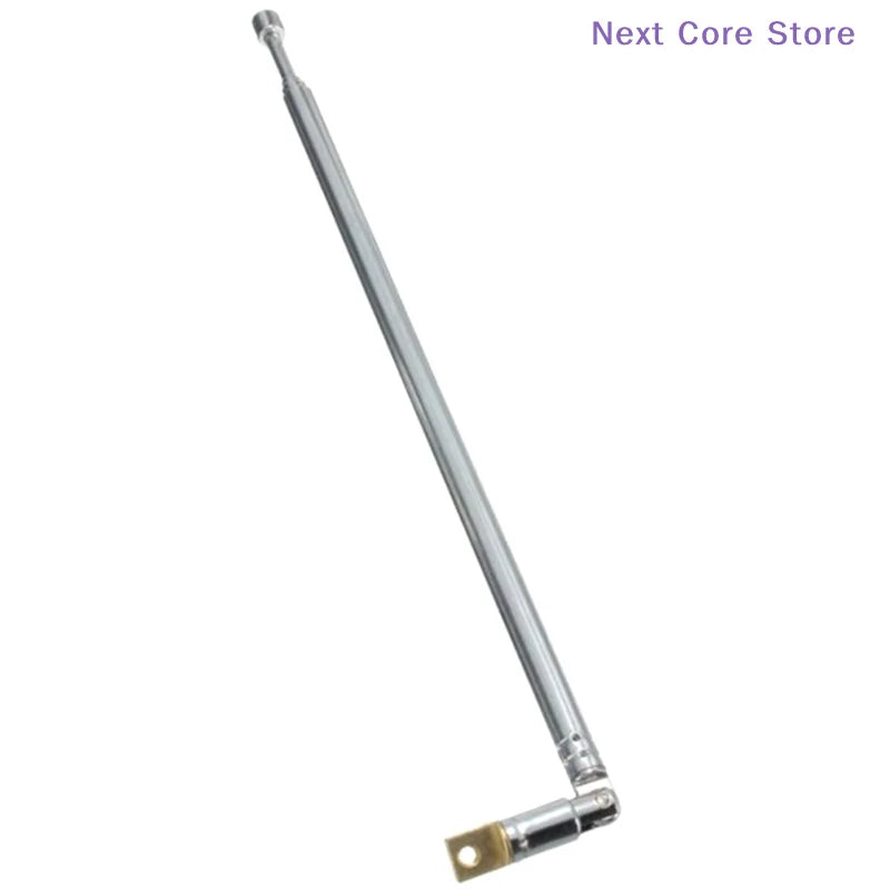 60cm 6-Section Telescopic FM/TV Replacement Antenna – Rotatable Replacement Antenna HIP