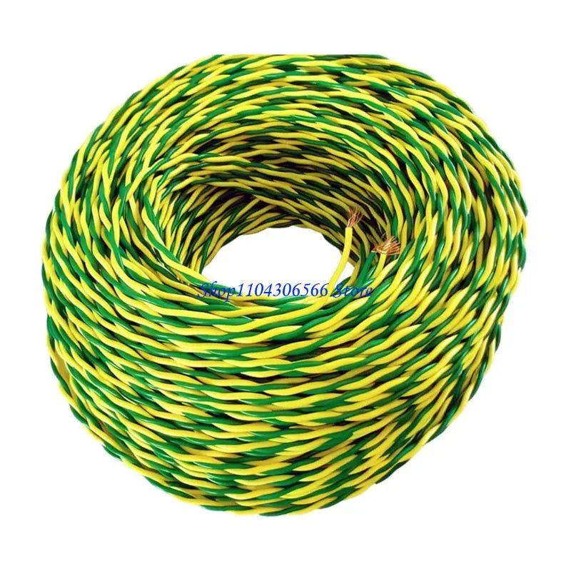 1.0mm² Copper Core Speaker Wire 1m – HiFi Audio Cable Speaker Cable HIP green and yellow lin CN