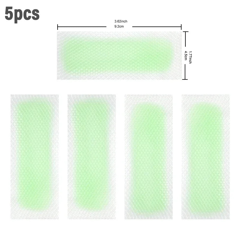 5/10/15/20stick Professional Hair Removal Wax Strips for Summer Depilation Double Sided Cold Wax Paper for Leg Body Face Useful HIP 5Pcs Green