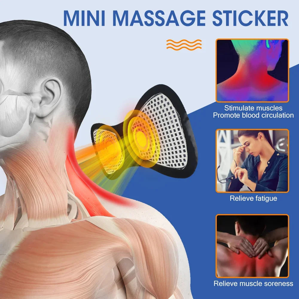 RUZOFO EMS Neck & Body Massager – 8 Modes, 19 Levels EMS Body Massager HIP