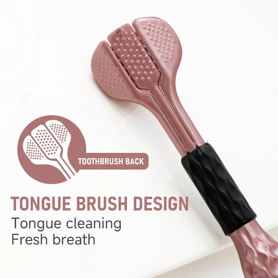 RUZOFO 3D U-Shaped Toothbrush 4-Pack – Soft Bristles U-Shaped Toothbrush HIP