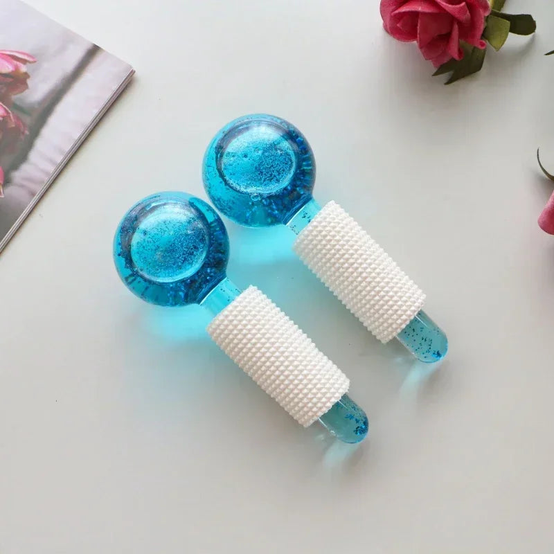 Ice Globe Facial Massager – Cooling Face Roller for Skin Care Ice Globe Face Roller HIP