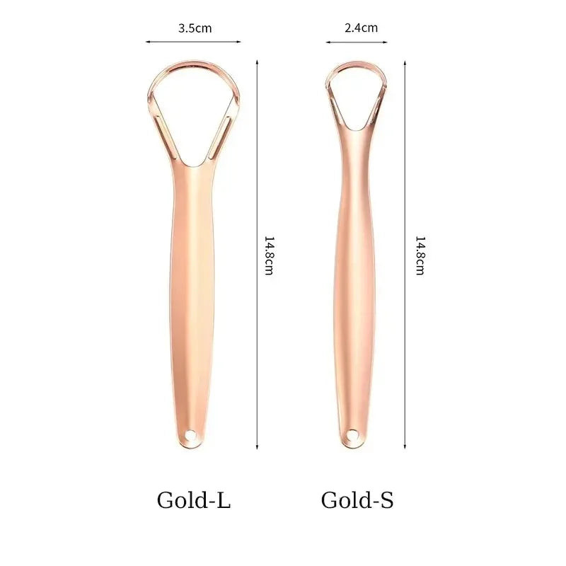 Stainless Steel Tongue Scraper – Fresh Breath Oral Care Tongue Scraper HIP