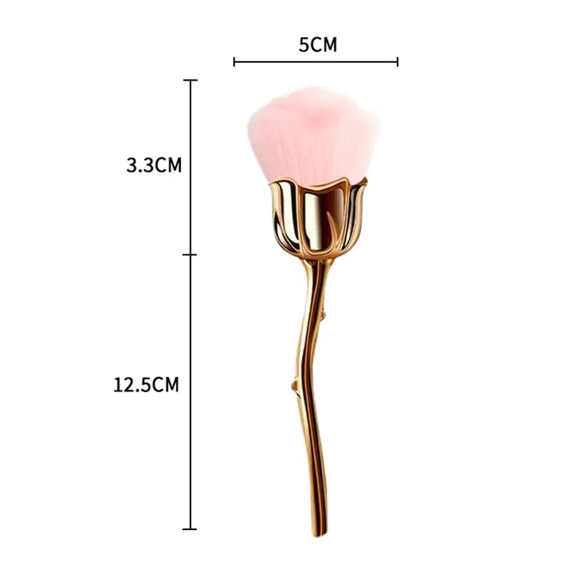 Rose-Shaped Nail Dust Brush – Manicure Tool | HIP Nail Dust Brush HIP