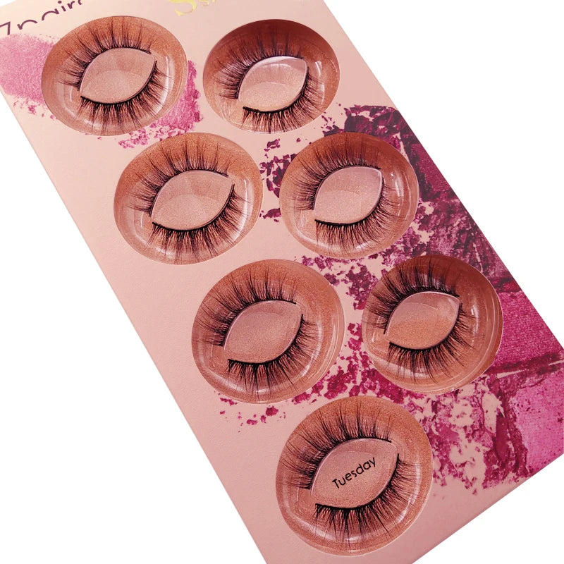 YSDO 3D mink makeup eyelashes 7 pairs hand made fluffy maquilagem mink lashes natural false eyelashes thick fake lashes cilios HIP