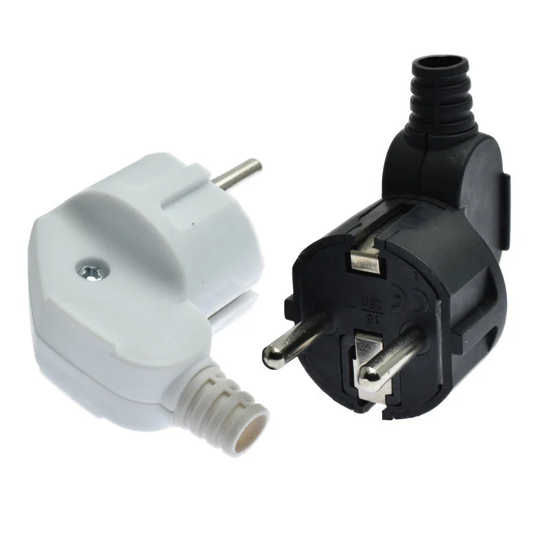 EU Schuko Plug Adapter – Germany/France Screw Connector 250V EU Electrical Plug HIP