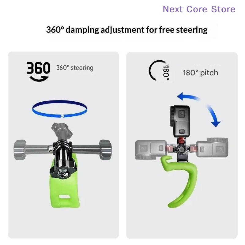 Flexible Silicone Action Camera Mount Bracket for Insta360 Camera Mount Bracket HIP