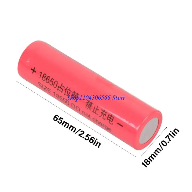 2-Pack 18650 Dummy Battery Placeholder Shell | Welding Practice Battery Placeholder Shell HIP