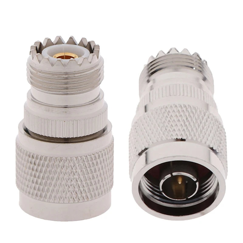 N Male to UHF SO-239 Female RF Coax Adapter Connector RF Coax Adapter HIP One Size