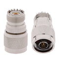 N Male to UHF SO-239 Female RF Coax Adapter Connector RF Coax Adapter HIP One Size