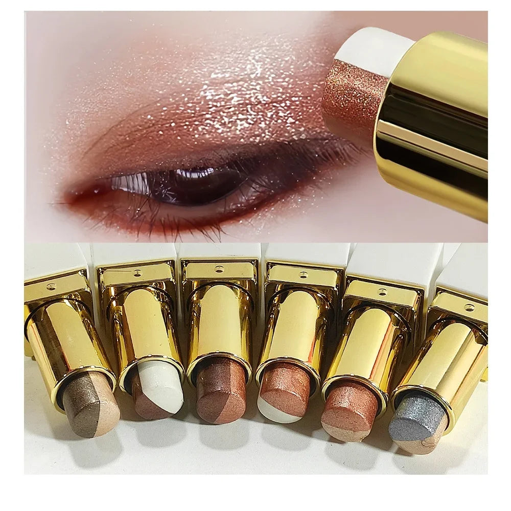SAM SUGAR Two-Tone Eyeshadow Stick – Shimmer & Highlighter Eyeshadow Stick HIP