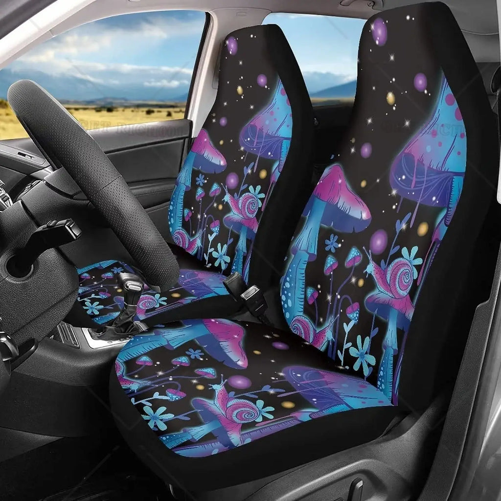 Witch Mushroom Car Seat Covers – Front Bucket Protectors Car Seat Covers HIP