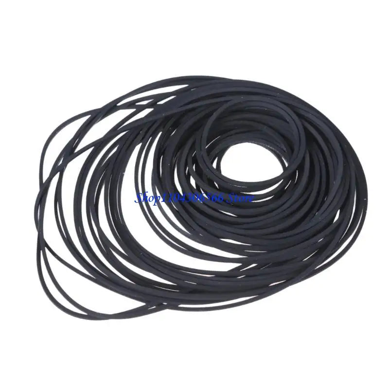 200-Piece Mixed Rubber Belt Set for Cassette Tape Recorders Rubber Belt Kit HIP