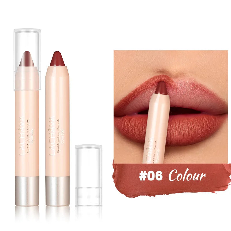 LACHAVA Ultra Matte Waterproof Lip Liner – 8 Shades Lip Liner Pen HIP 06