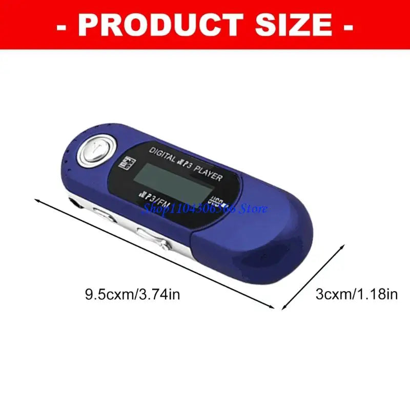 Portable MP3 Player – USB Plug-In & TF Card Slot | HIP Portable MP3 Player HIP