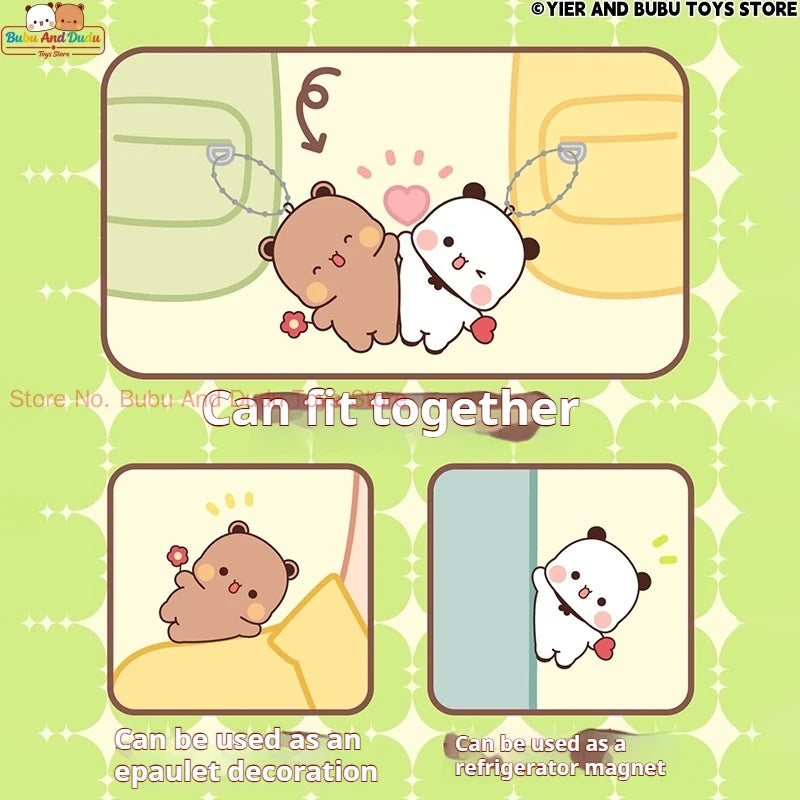 Panda Bubu & Dudu Magnetic Plush Pendant Keychain & Décor Magnetic Plush Pendant HIP
