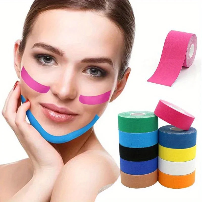 5M Face Lifting Kinesiology Tape – V Line, Neck & Eye Area Face Lifting Tape HIP
