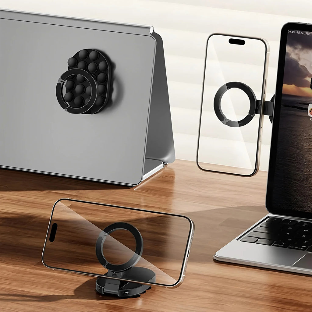 Magnetic Suction Cup Phone Holder – Desktop & Wall Mount Phone Mount Holder HIP