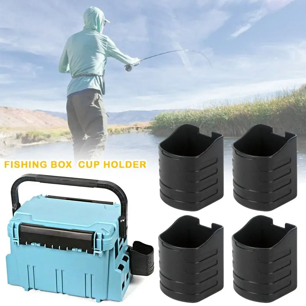 Fishing Box Cup Holder – ABS Side Mount Bottle Holder Fishing Box Accessory HIP