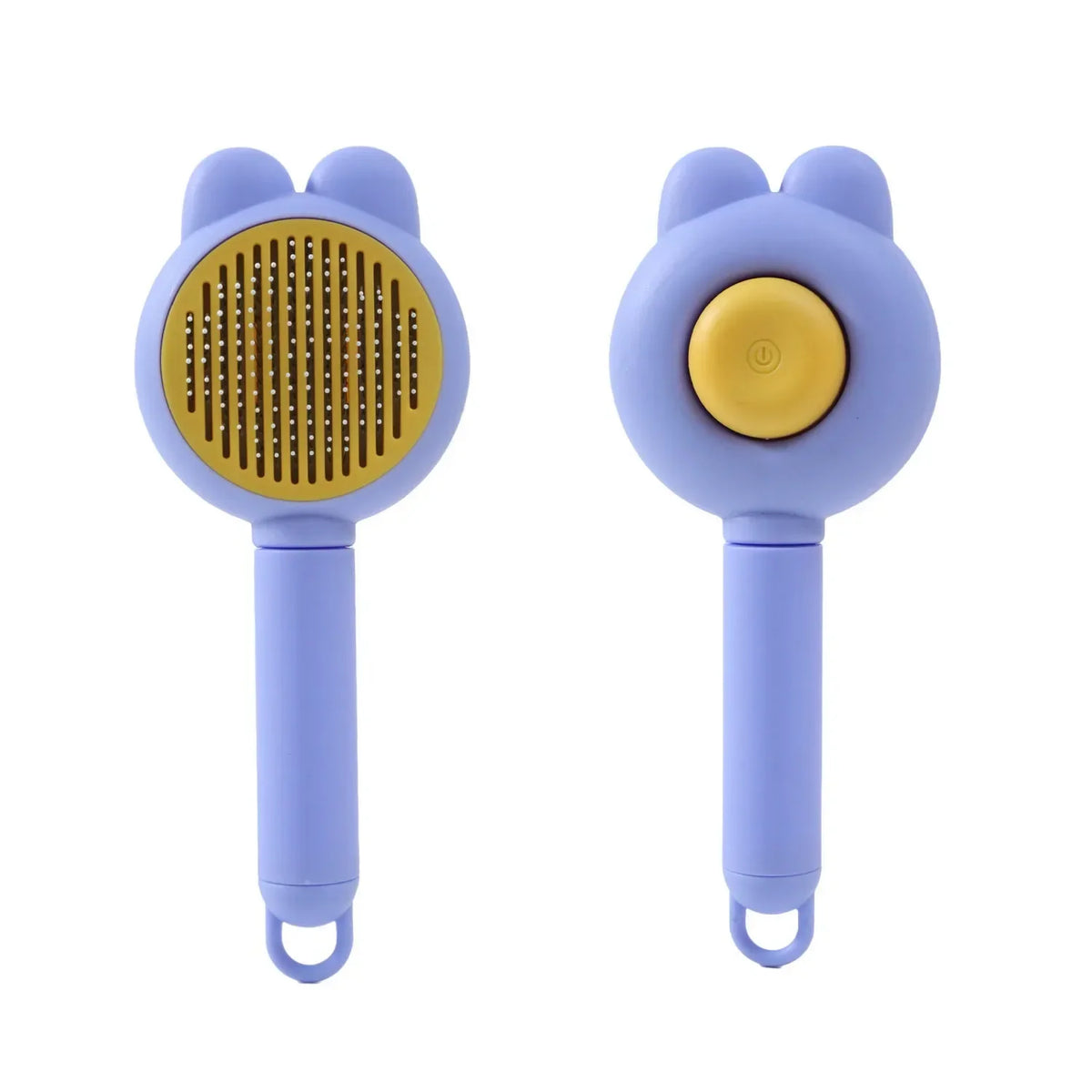 Self-Cleaning Pet Brush – Dematting Comb for Dogs & Cats Pet Grooming Brush HIP C792-Blue 1pcs